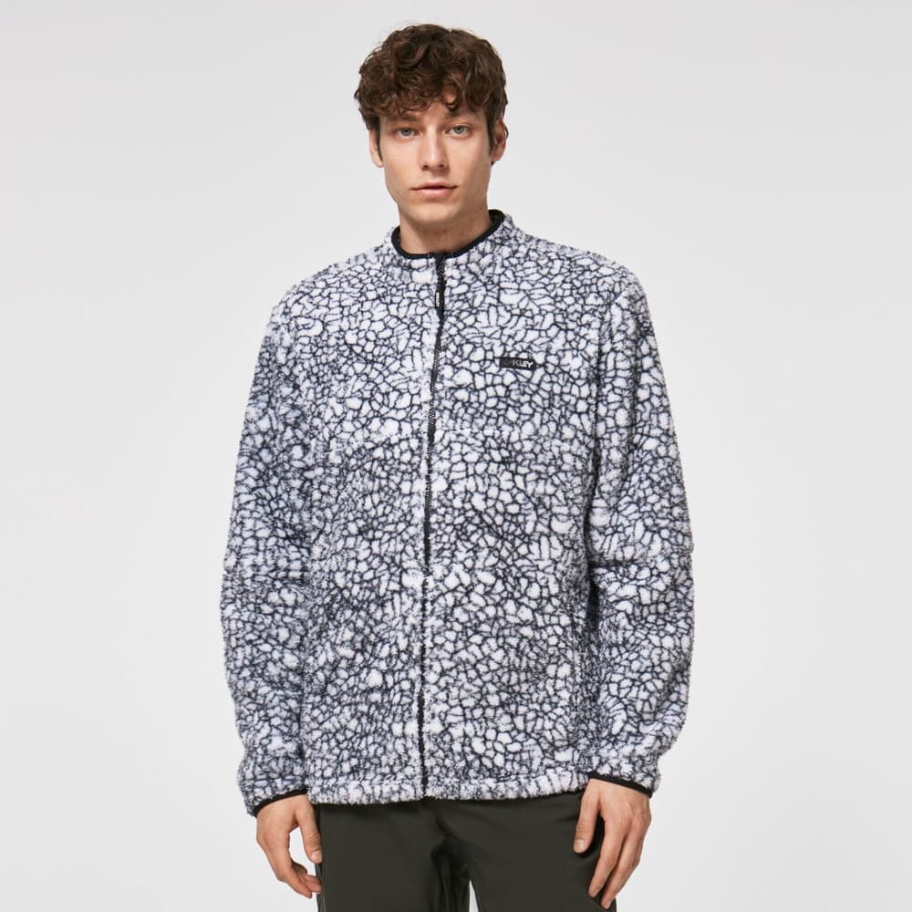 Hillside Sherpa FZ White Crackle Print, view: 3