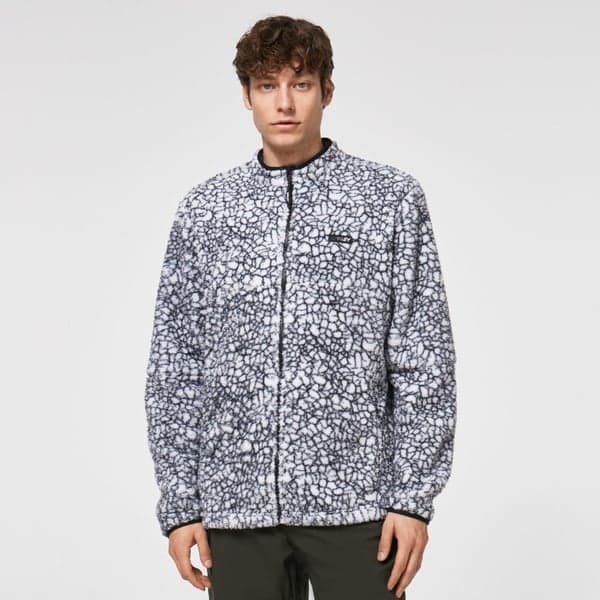 Hillside Sherpa FZ White Crackle Print, view: 3