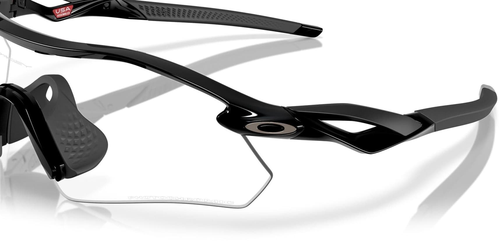 Radar Plate Polished Black Clear to Black Iridium Photochromic, view: 5