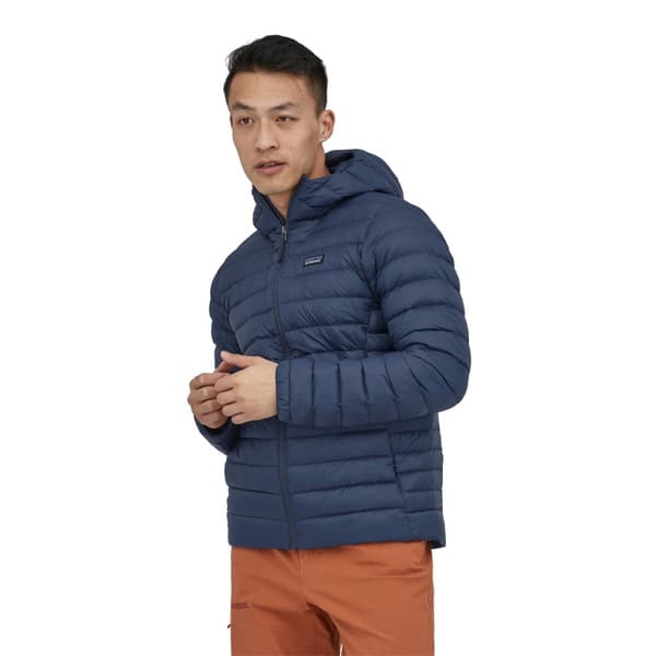 M's Down Sweater Hoody New Navy, view: 2