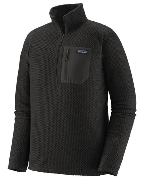 M's R1 Air Zip Neck Black, view: 0