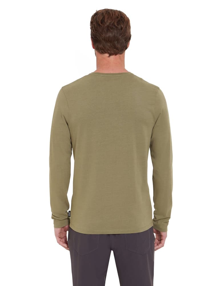 Basecamp Logo Badge LS Tee Light Khaki, view: 3