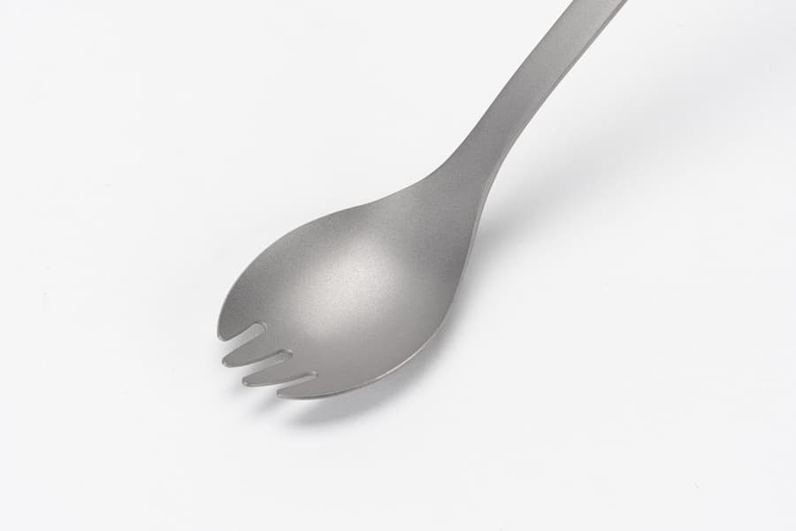Titanium Long Spork, view: 3