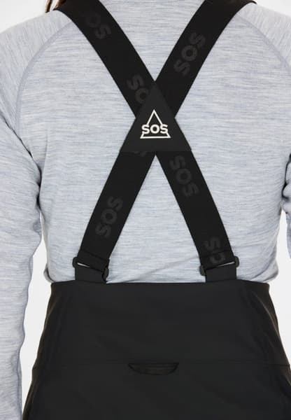 Hoverla W 3L Shell Bib Pants Black, view: 5