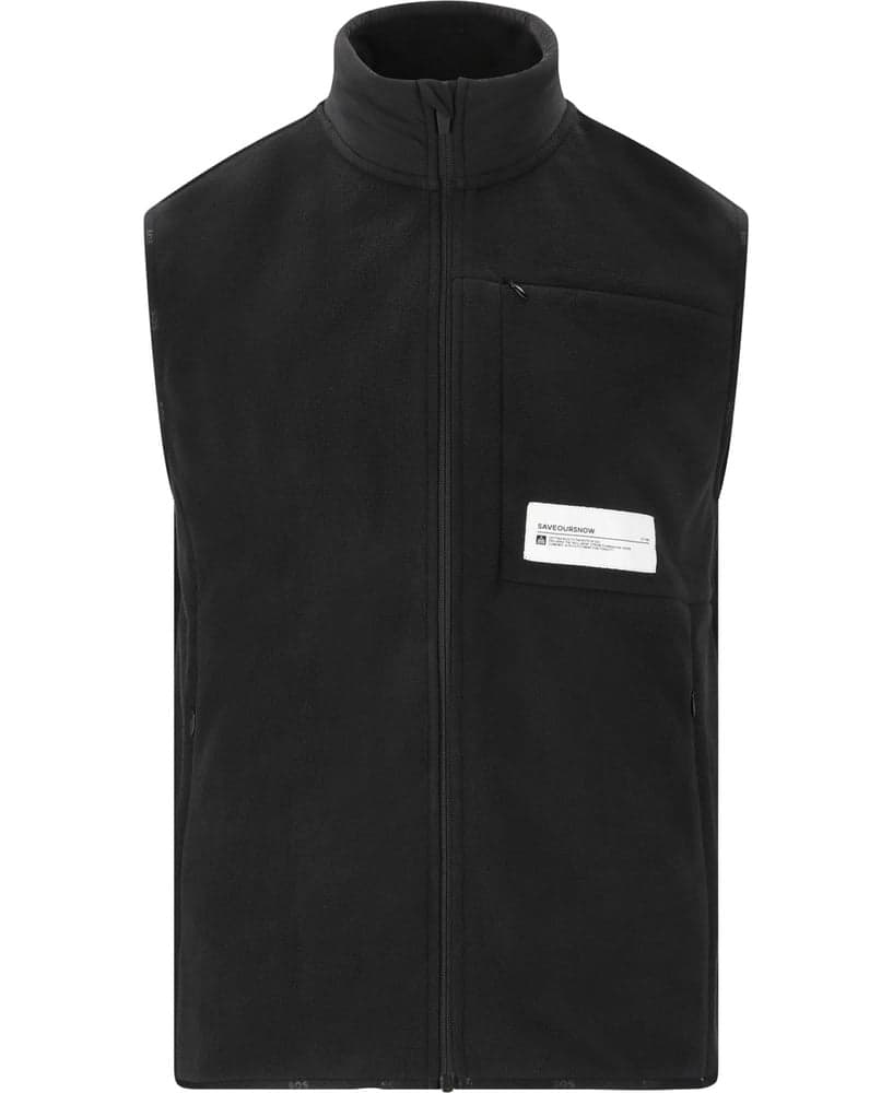 Laax M Fleece Vest Black, view: 0