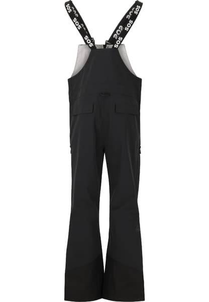 Lipno M Shell Bib Pants Black, view: 2