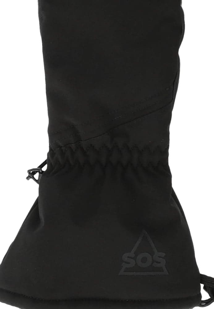 Ohau Long Mitten Gloves Black, view: 2