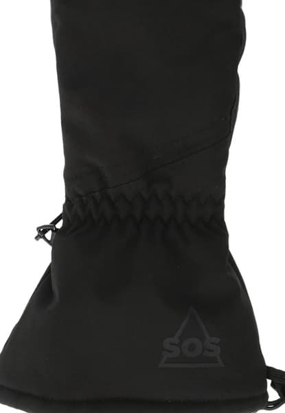 Ohau Long Mitten Gloves Black, view: 2