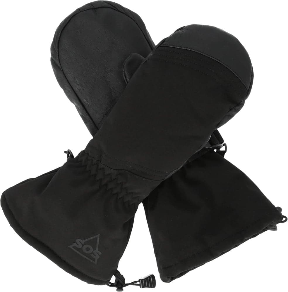 Ohau Long Mitten Gloves Black, view: 1