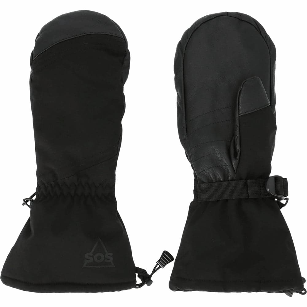 Ohau Long Mitten Gloves Black, view: 0