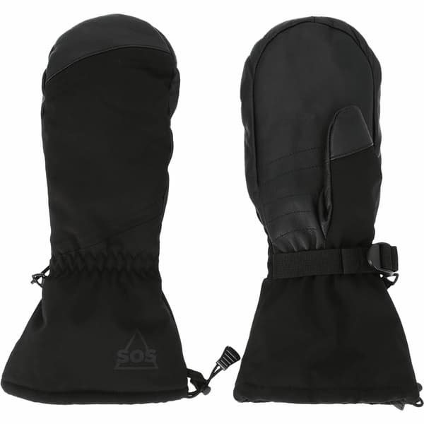 Ohau Long Mitten Gloves Black, view: 0