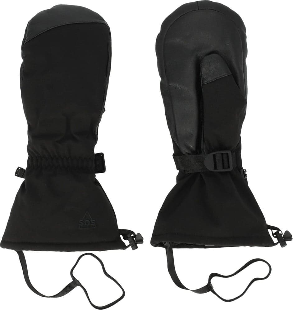 Ohau Long Mitten Gloves V1 Black, view: 0