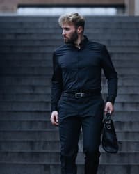 Marcus Regular Sky Blue All Black - view: 4