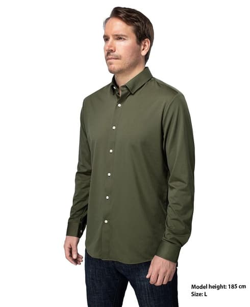 Marcus Regular Sky Blue Forest Green, view: 2