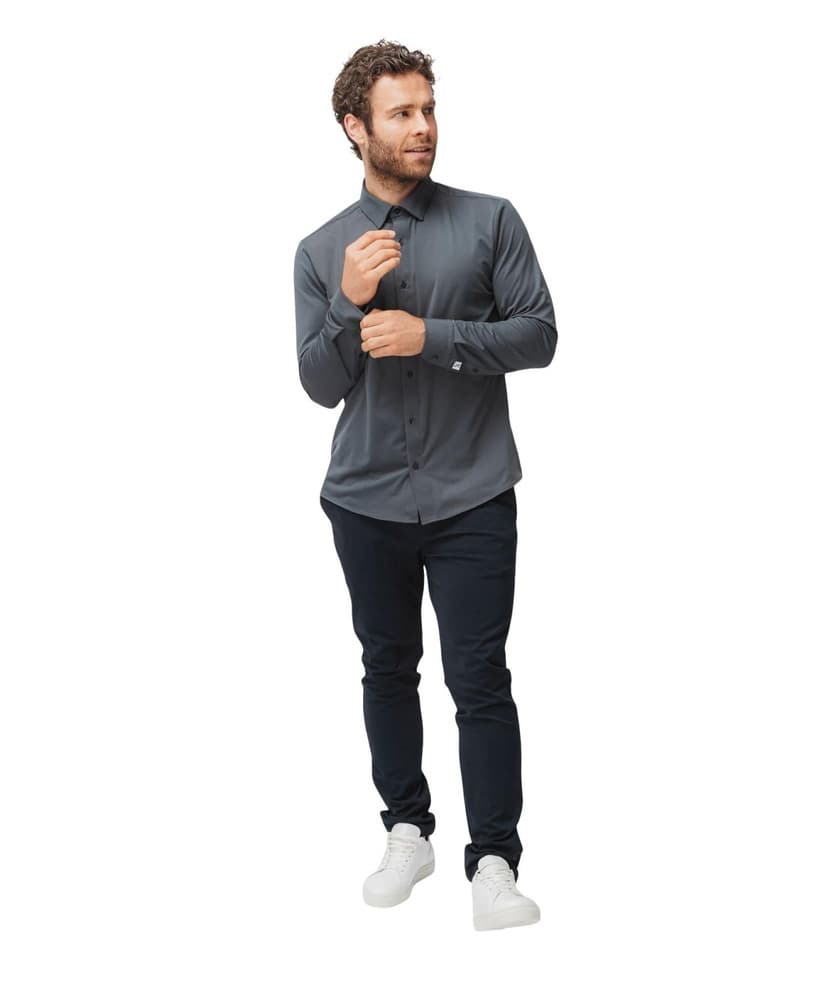 Marcus Slim Sky Blue Dark Gray, view: 3