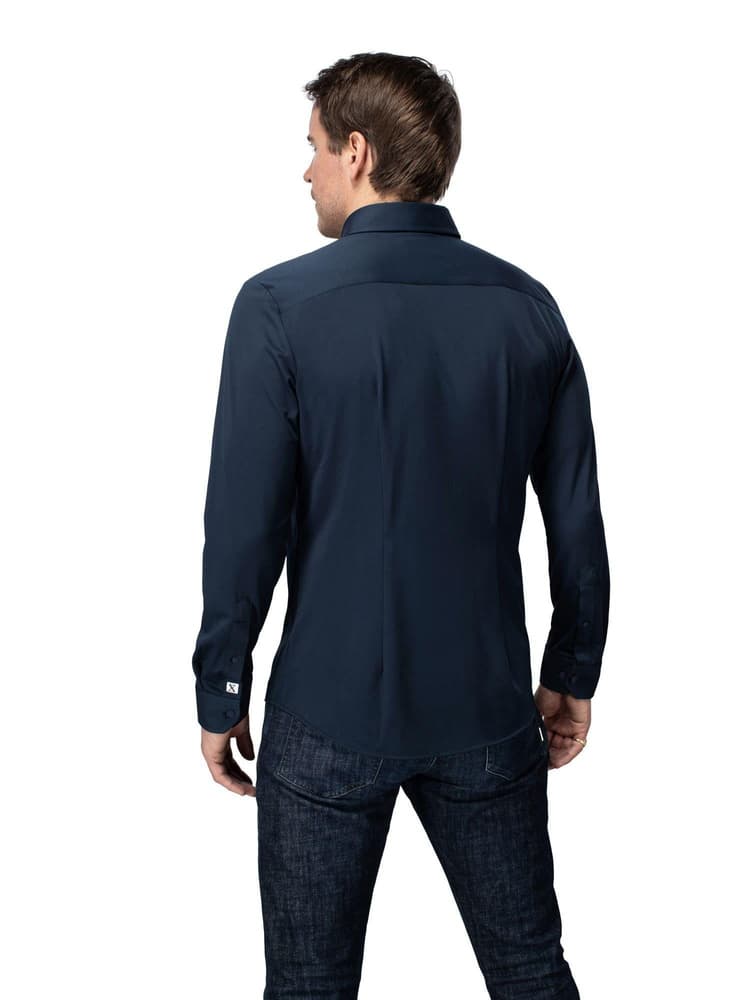 Marcus Slim Sky Blue All Navy Blue, view: 7