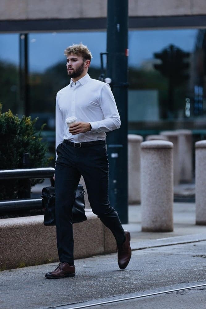 Marcus Slim Sky Blue Crisp White, view: 13