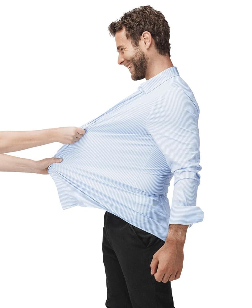 Zeno Regular Oxford Stripe, view: 2