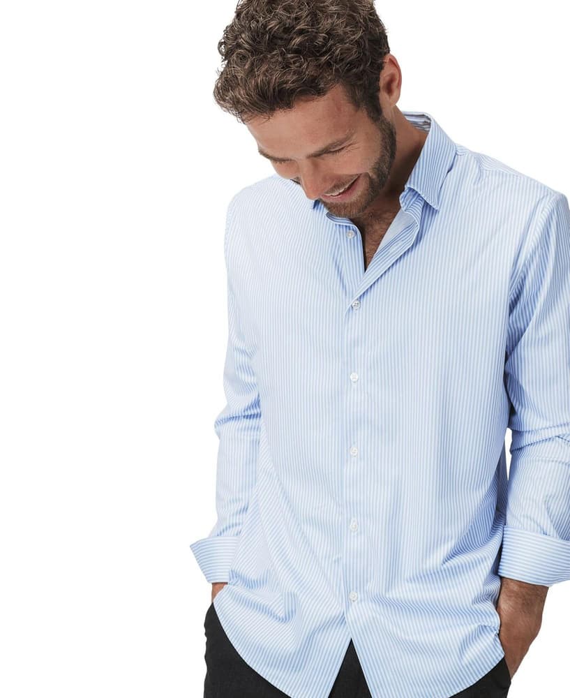 Zeno Slim Oxford Stripe, view: 2