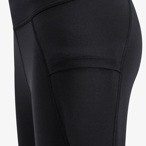 Pace High Waist Cropped Tights W Black, view: 3