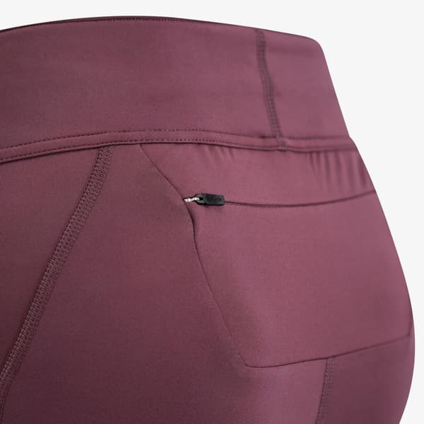Pace High Waist Cropped Tights W Plum, view: 4