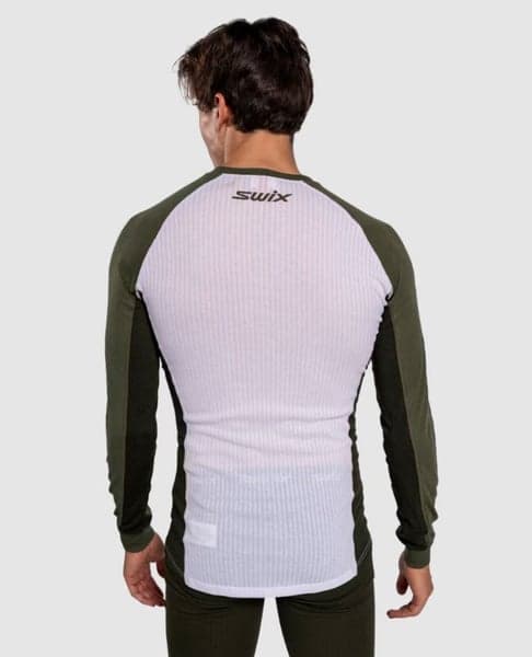 RaceX Classic Long Sleeve M Bright White/ Olive, view: 3