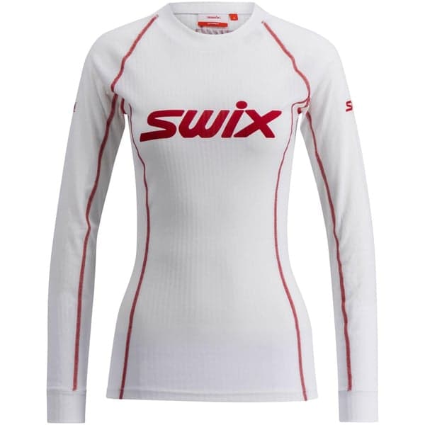 RaceX Classic Long Sleeve W Bright White / Swix Red, view: 0