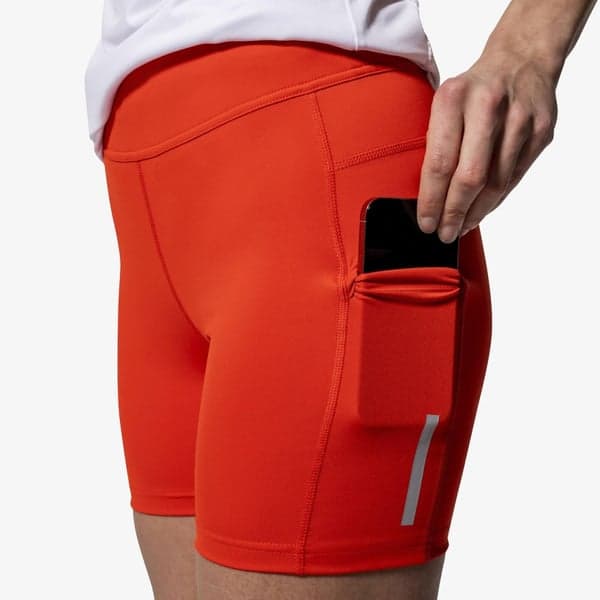 Roadline Short Tights W Fiery red, view: 3