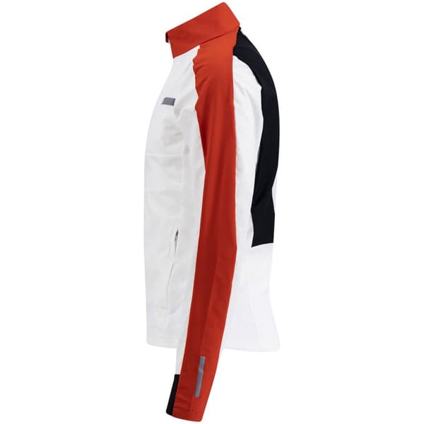 Roadline Wind Jacket M Bright White/Fiery Red, view: 2