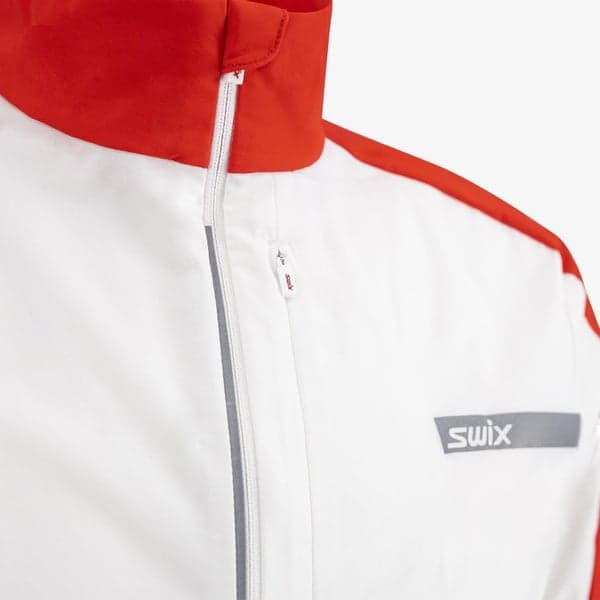 Roadline Wind Jacket M Bright White/Fiery Red, view: 3