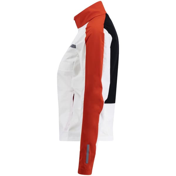 Roadline Wind Jacket W Bright White/Fiery Red, view: 2