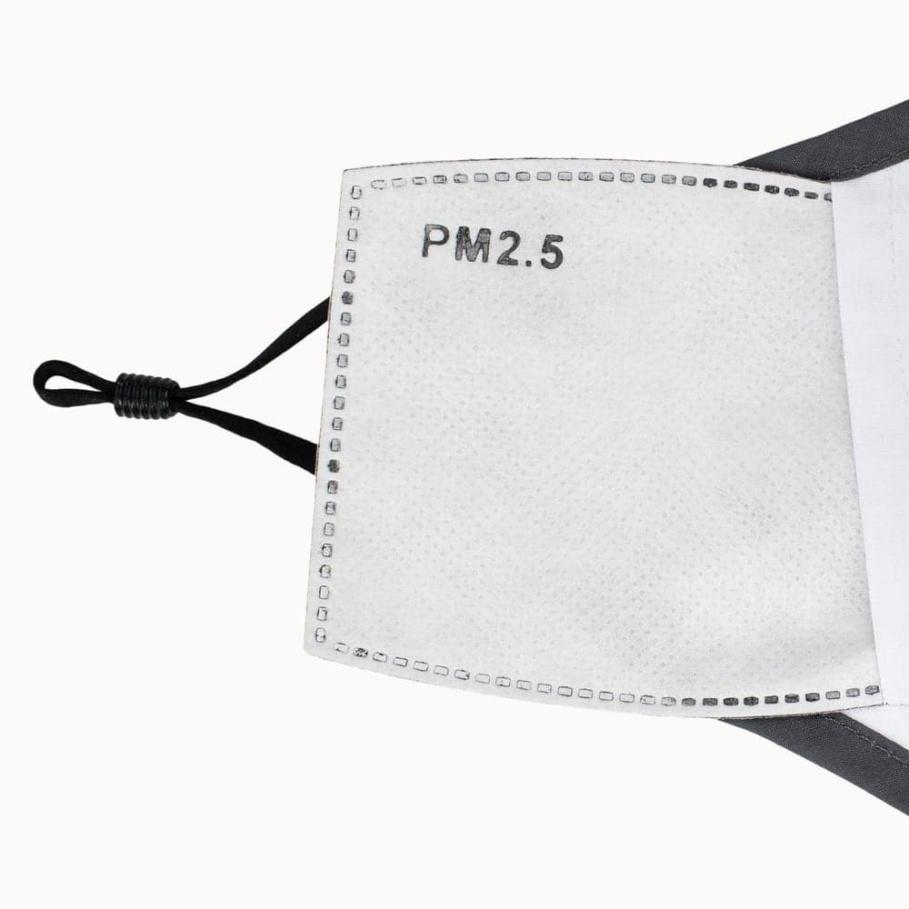 Face Mask m/ 2stk filter Whitecap/Khaki, view: 3