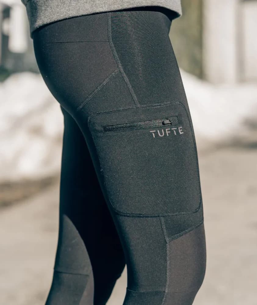 W Maple Hiking Tights Black, view: 6