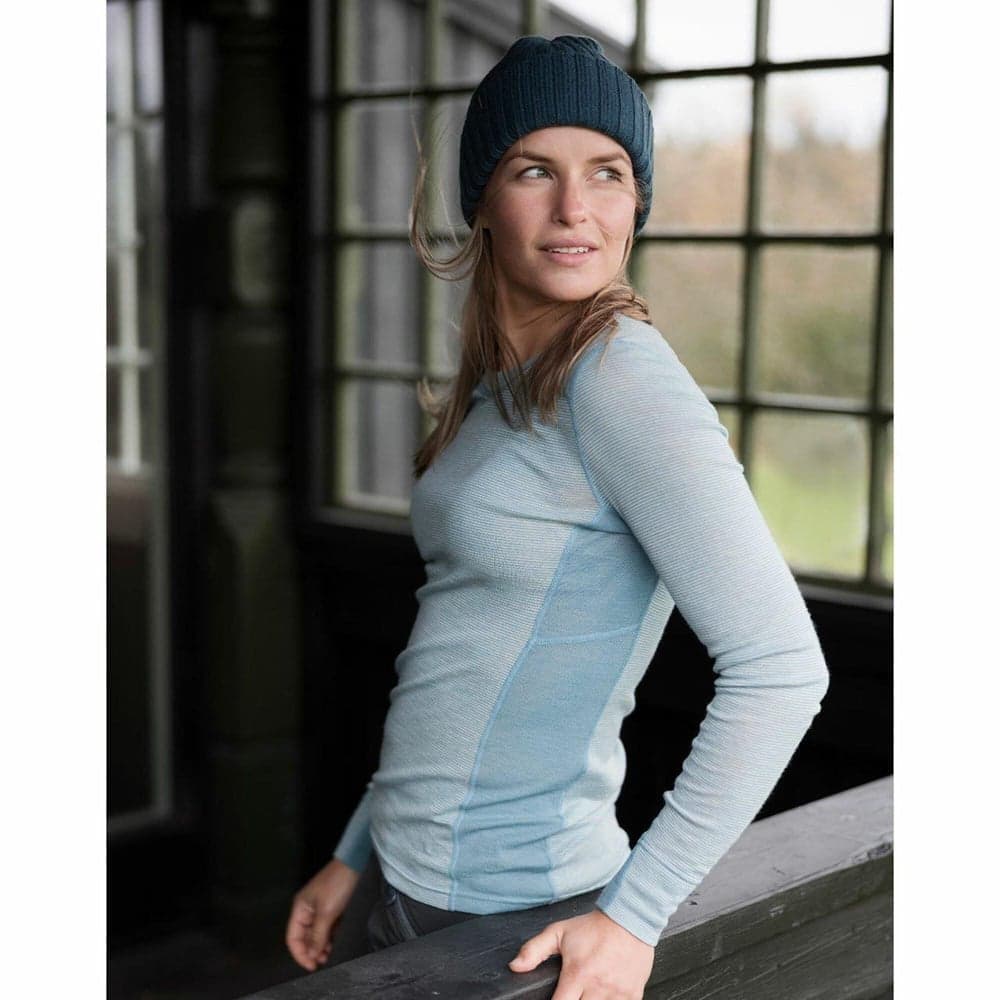 Rav 100% Round Neck Ws Smoke Blue/Hint of Mint, view: 2