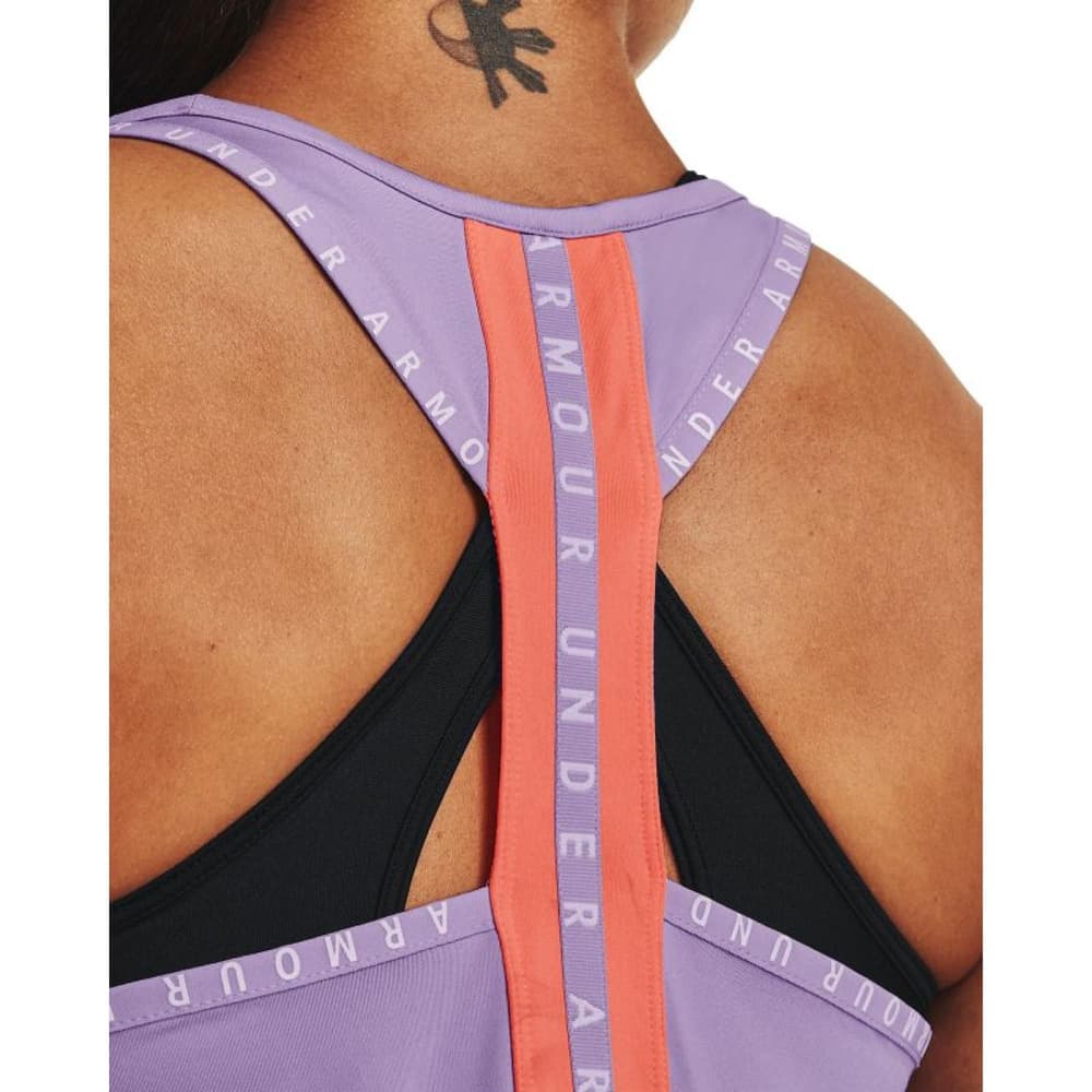 Knockout Tank Wmn Octane/Electric Tangerine/White, view: 3