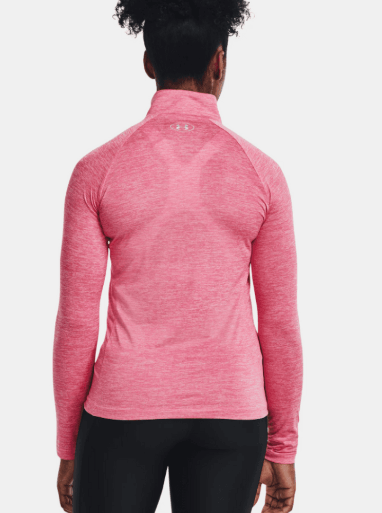 Tech 1/2 Zip - Twist Wmn Retro Pink/Metallic Silver, view: 1
