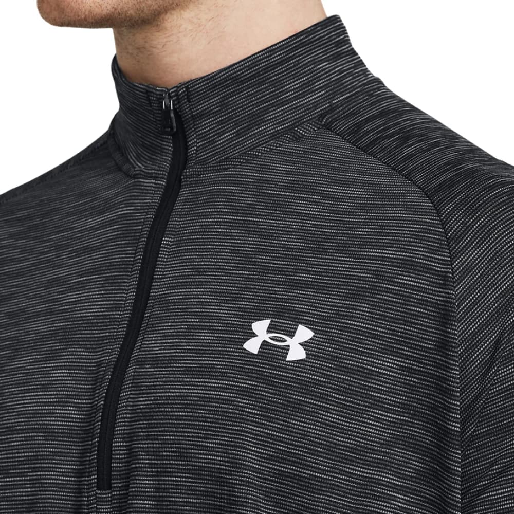 M's Tech Textured 1/2 Zip Black, view: 2
