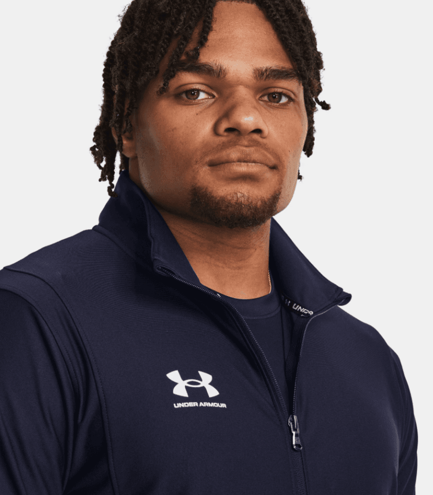 UA M's Ch. Track Jacket Midnight Navy, view: 3