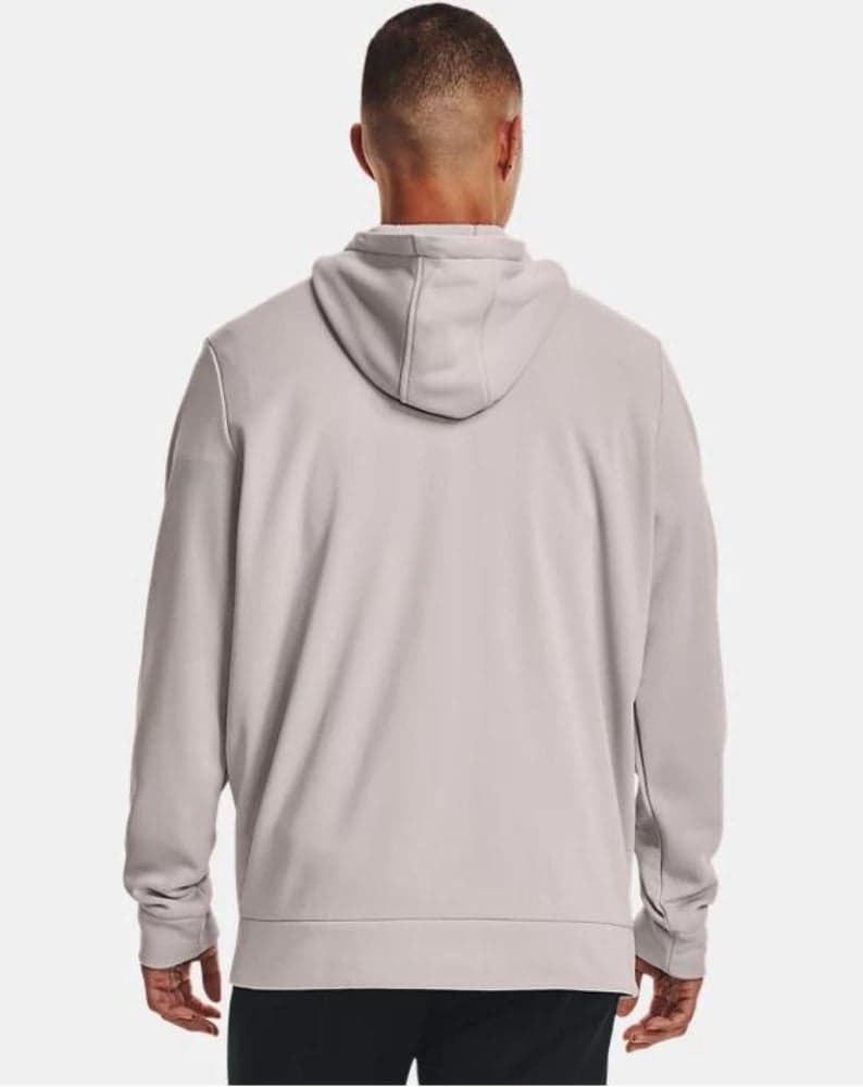 UA Armour Fleece FZ Hoodie Ghost Gray/Pewter, view: 1