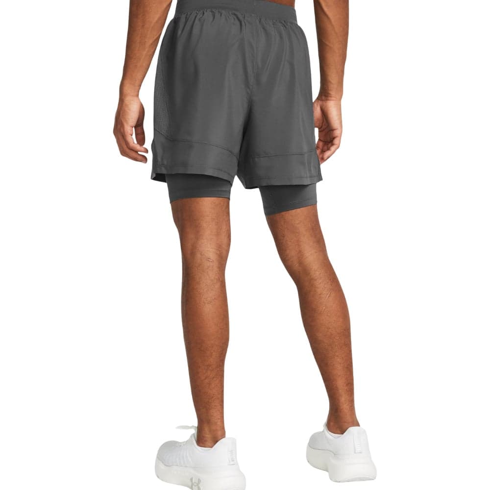 UA Launch 5'' 2-In-1 Shorts Castlerock, view: 5