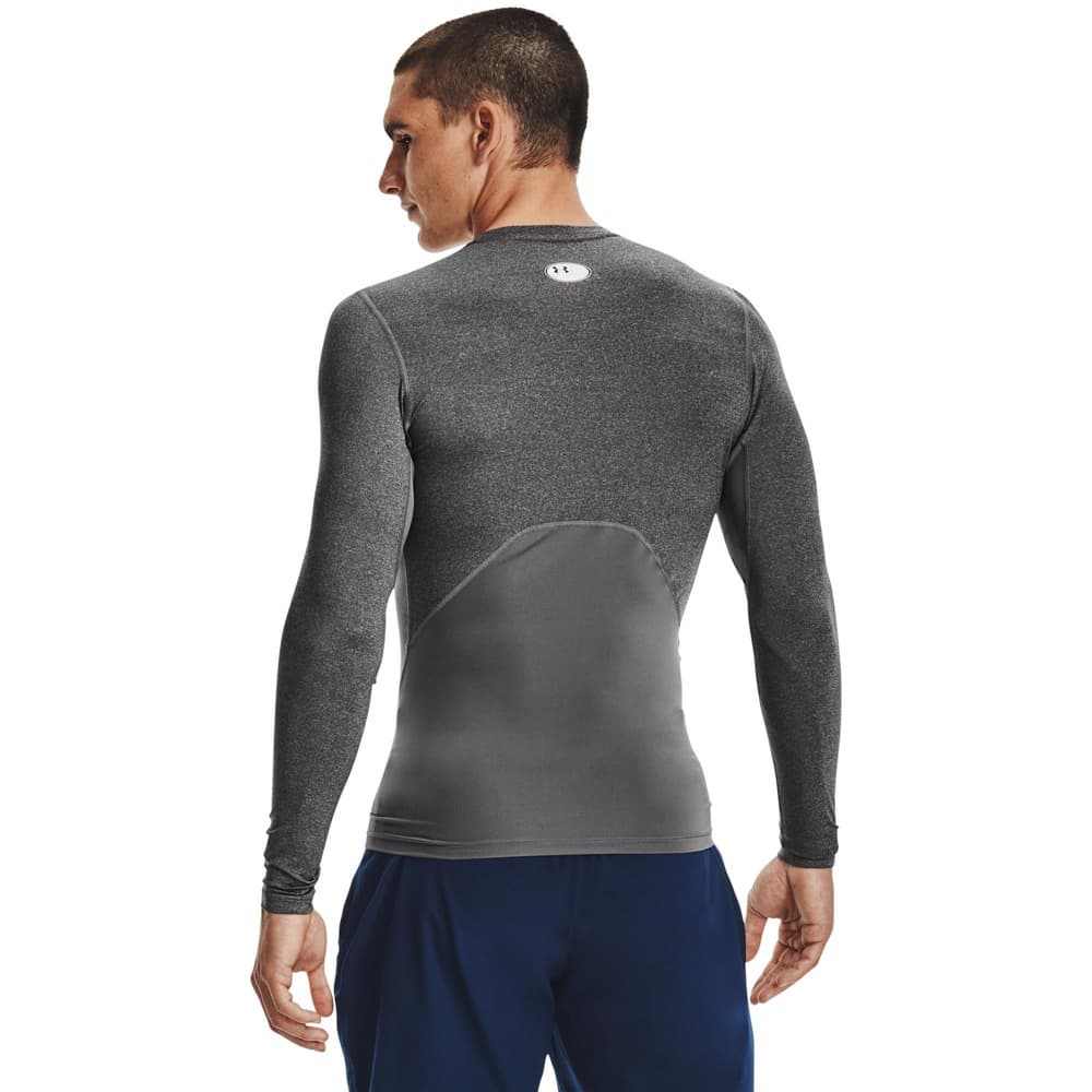 HeatGear Armour Comp LS Carbon Heather/Black, view: 1