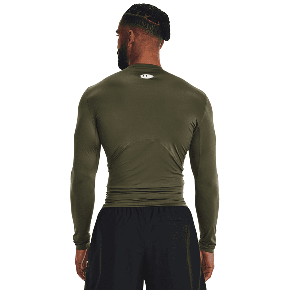 M's Heatgear Armour Comp Long Sleeve Marine Od Green, view: 1