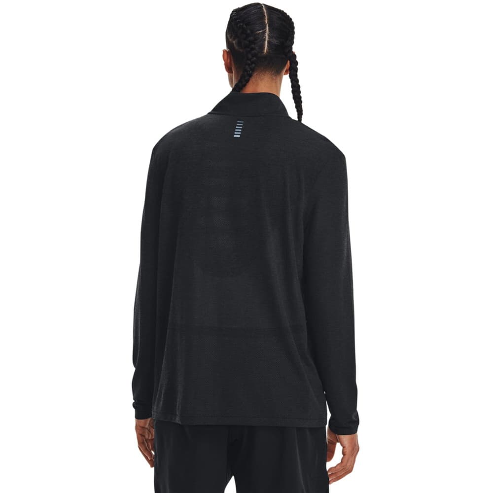 Seamless Stride 1/4 Zip Black, view: 1