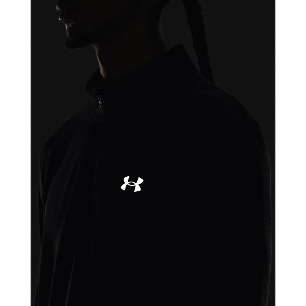 Seamless Stride 1/4 Zip Black, view: 3