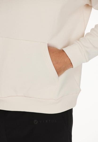 Duvall M Power Stretch Logo Hoody Moonbeam, view: 2