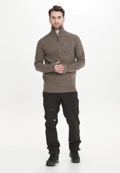 Santus M half Zip Knit Dark Grey Melange, view: 4