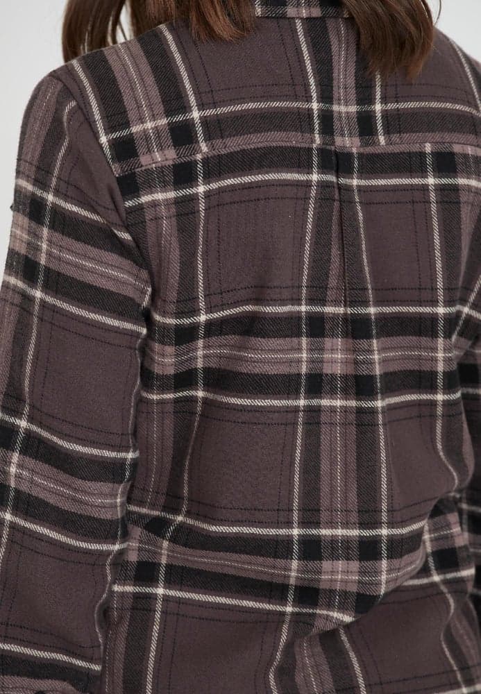 Jamba W Flannel Shale Mud, view: 3