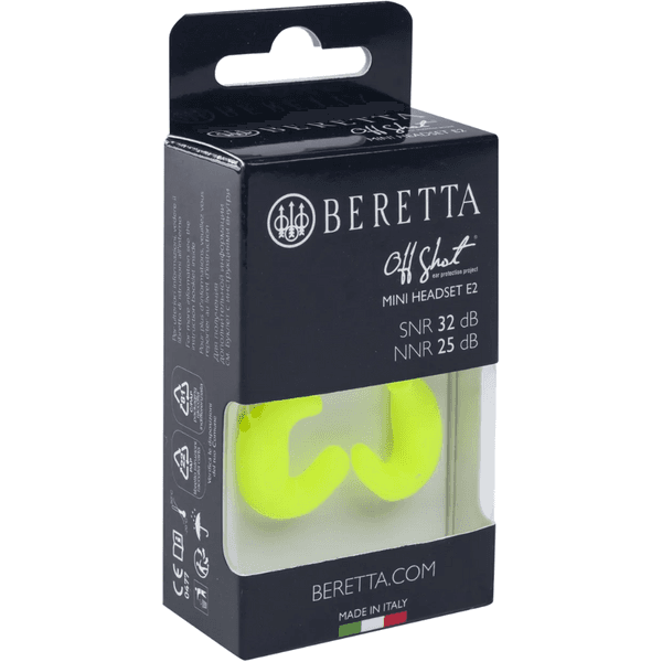 Mini Headset E2 Yellow Fluo, view: 1