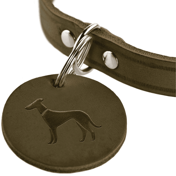 Collar Aalborg 52/M Leather Olive Green, view: 1