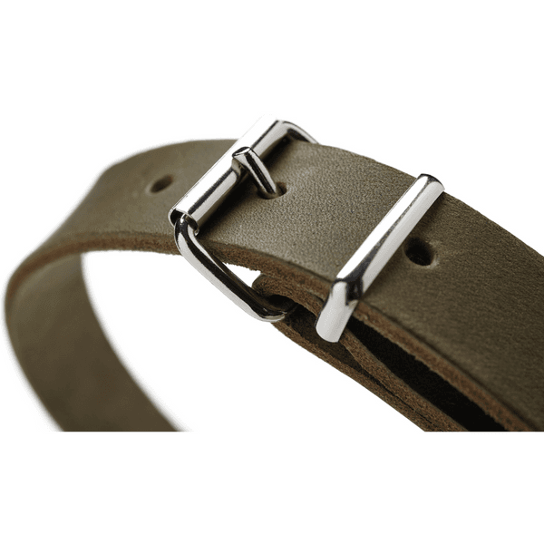 Collar Aalborg 37/XS-S Leather Olive Green, view: 2